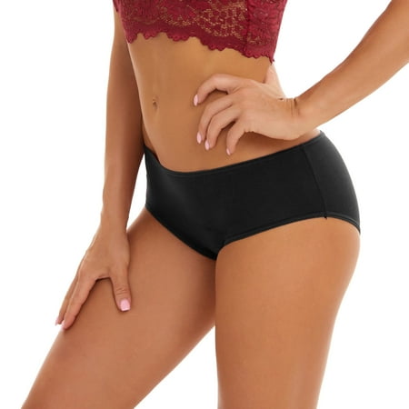 

nsendm Bikini Underwear Patchwork Panties Briefs Solid Knickers Color Underpants Womens Sexy Nightie And Robe Set Underwear Black X-Large