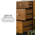 thumbnail image 5 of Mid Century Modern 3-Drawer and 2-Door Acorn Sideboard by Walker Edison, 5 of 15