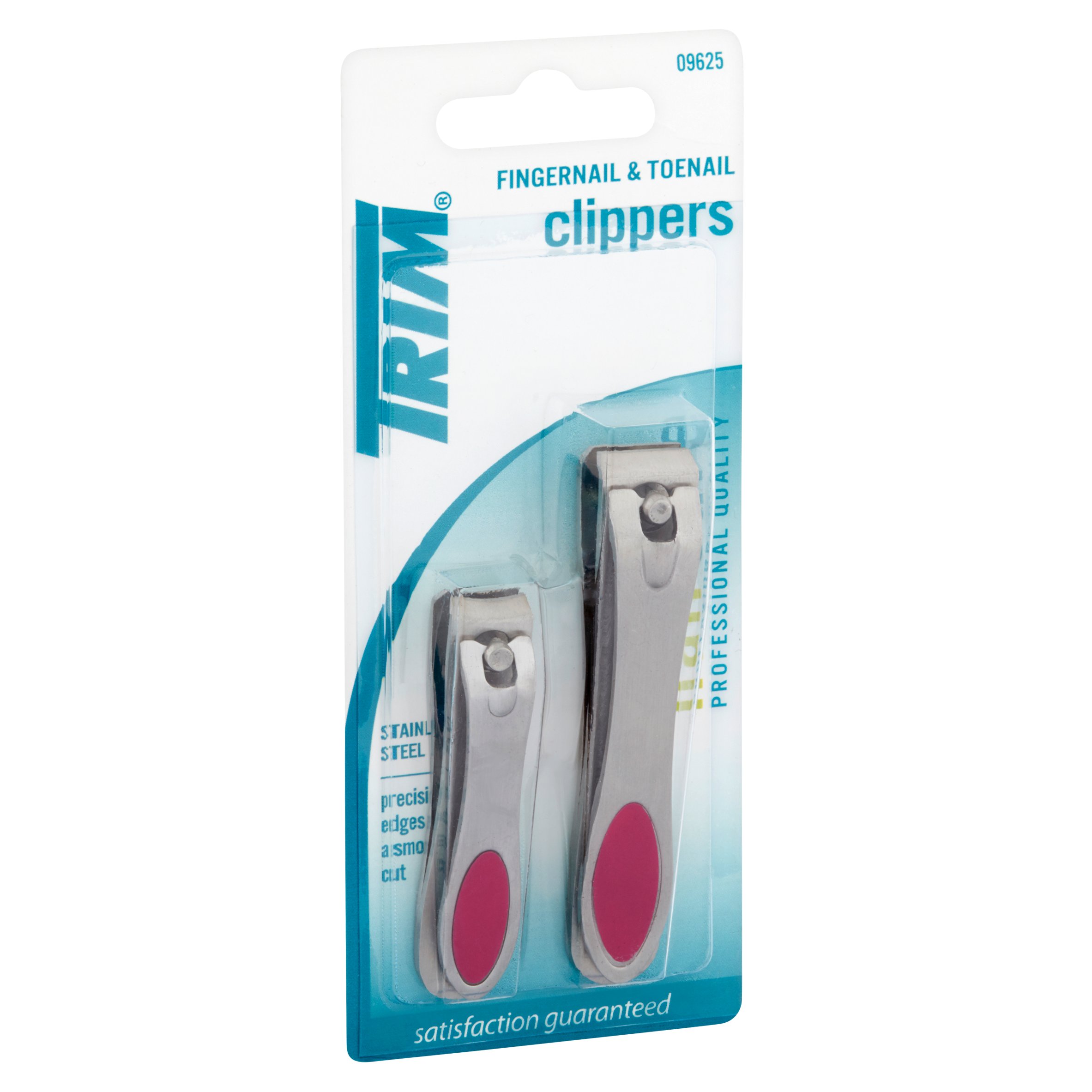 Trim Nail Care Stainless Steel Fingernail & Toenail Clippers, 2 Pieces - image 2 of 7