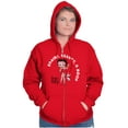 thumbnail image 3 of Brains Beauty & Betty Boop Cartoon Zip Hoodie Sweatshirt Women Brisco Brands L, 3 of 6