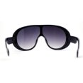 thumbnail image 4 of Super Oversized Exaggerated Retro Racer Plastic Sunglasses Black - Smoke, 4 of 4