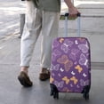 thumbnail image 3 of Purple Orange White Butterfly Pattern Luggage Cover Fashion Suitcase Cover Baggage Covers Fit 25-28 Inch Luggage (Go Travel), 3 of 5