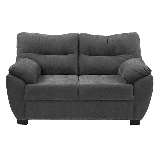 Love Seat DICASA Monza 2 Plazas Gris Oscuro para Salas