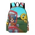 thumbnail image 1 of La Tropa Goofy-theme Backpack, Campus style schoolbag Bookbag with Adjustable Shoulder Straps And Large Zip Compartment, Unisex Travel Bags.42x30x15cm, 1 of 6
