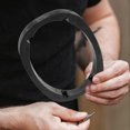 thumbnail image 1 of HEALEEP 1 Pair Speaker Spacer Rings Black Plastic Stability During Rides for Car Owners, 1 of 8