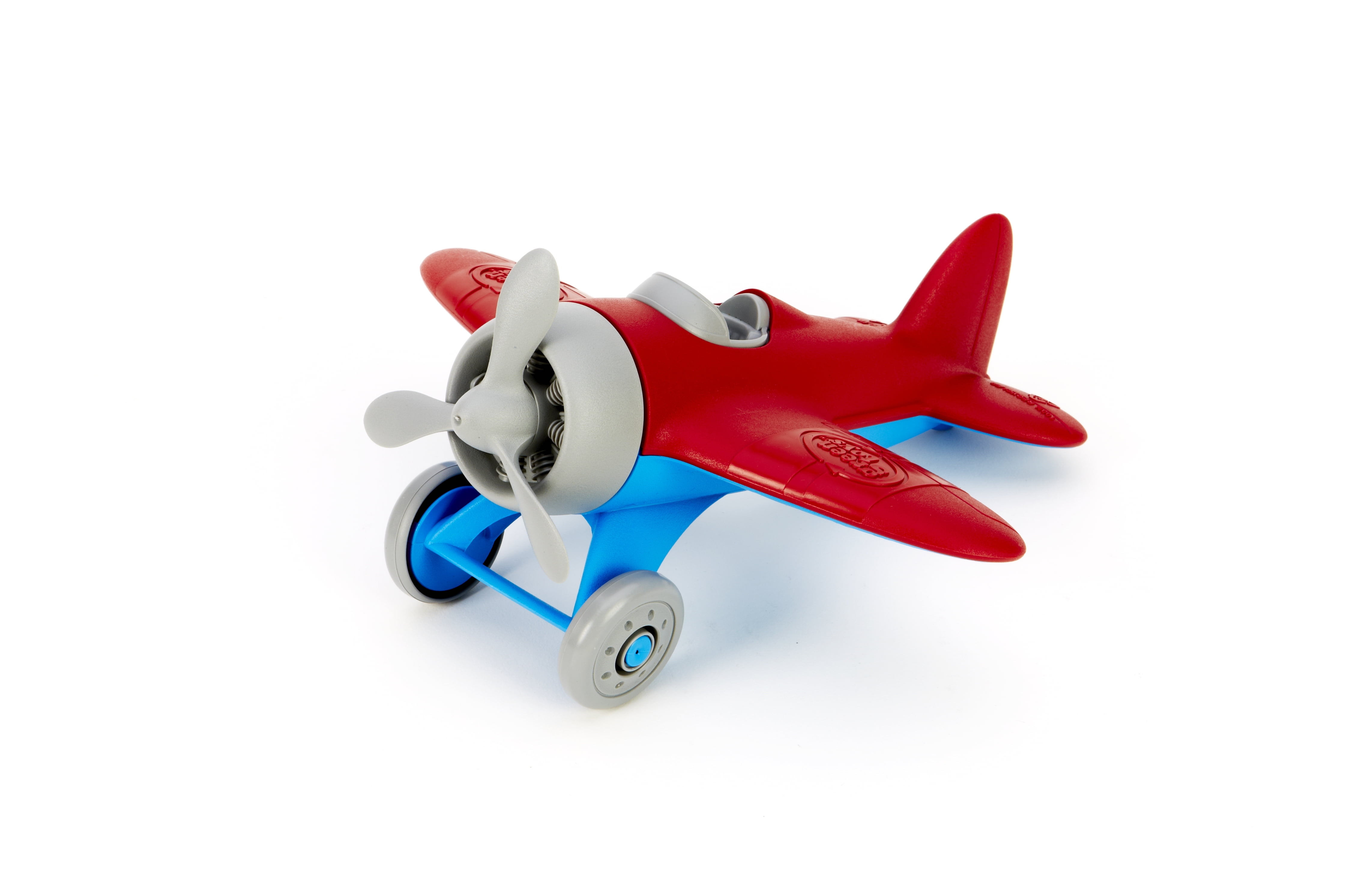 5.25'' Orange & Red Die Cast Pull Back Propeller Classic Planes Toys Set of 2