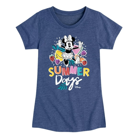 Disney - Summer Days - Girls Fitted Short Sleeve Tee