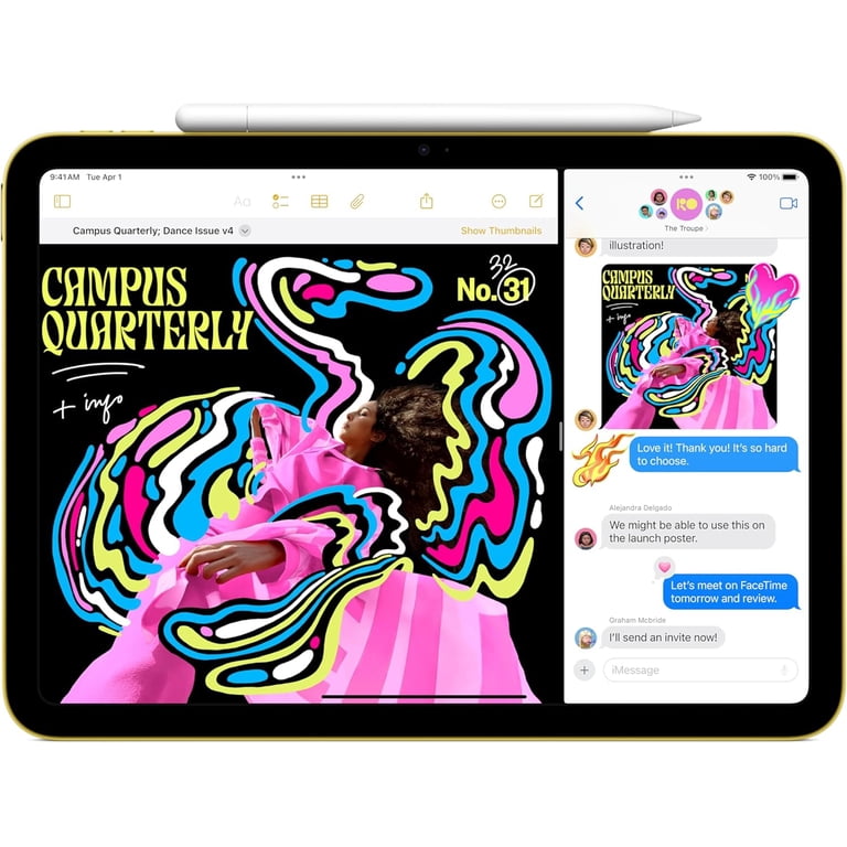 Open Box) Apple 11-inch iPad Wi-Fi 128GB A16 5-Core Chip 4-Core