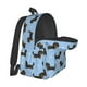 thumbnail image 5 of Disketp Dachshund Dog Mochila Escolar de Gran Capacidad y Peso Ligero, Mochila de Viaje Ideal para Escuela, Trabajo y Uso Diario, Cómoda y con Estilo, 5 of 8