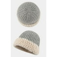 thumbnail image 5 of CoCopeaunts Women Knit Fluffy Fuzzy Bucket Hat Fashion Plush Beanie Beret Hat Winter Warm Bucket Hat Winter Outdoor Fisherman Hat, 5 of 6