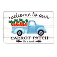 thumbnail image 2 of Felwors Welcome Easter Rabbits Elegant Decorative Doormat, Seasonal Spring Easter Farmhous Holiday Low-Profile Floor Mat Switch Mat For Indoor Outdoor, 2 of 9