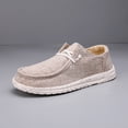 thumbnail image 4 of Men's Canvas Slip-On Loafers Breathable Lightweight Casual Shoes Comfortable, 4 of 4