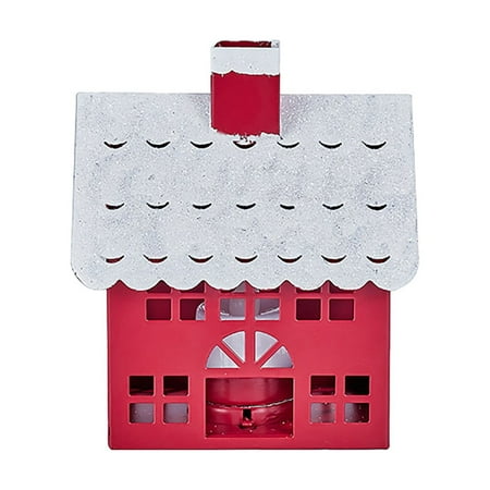 Dog Garden Sculpture Creative Desktop Christmas Snow House Candle Not Included Christmas Decoration For Christmas Eve Girlfriend Birthday Gifts