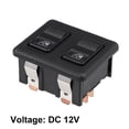 thumbnail image 3 of Interruptor de ventana de automóvil de 10 pines, botón dual, control maestro, interruptor de palanca momentáneo DC 12V 2 piezas, 3 of 4