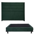 thumbnail image 1 of Box Base Cama Matrimonial + Cabecera Lugo Verde Dicasa Imperio, 1 of 8