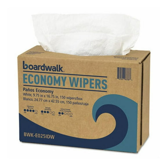 Boardwalk Scrim Wipers 4-Ply White 9 3/4 x 16 3/4 900/Carton BWKE025IDW