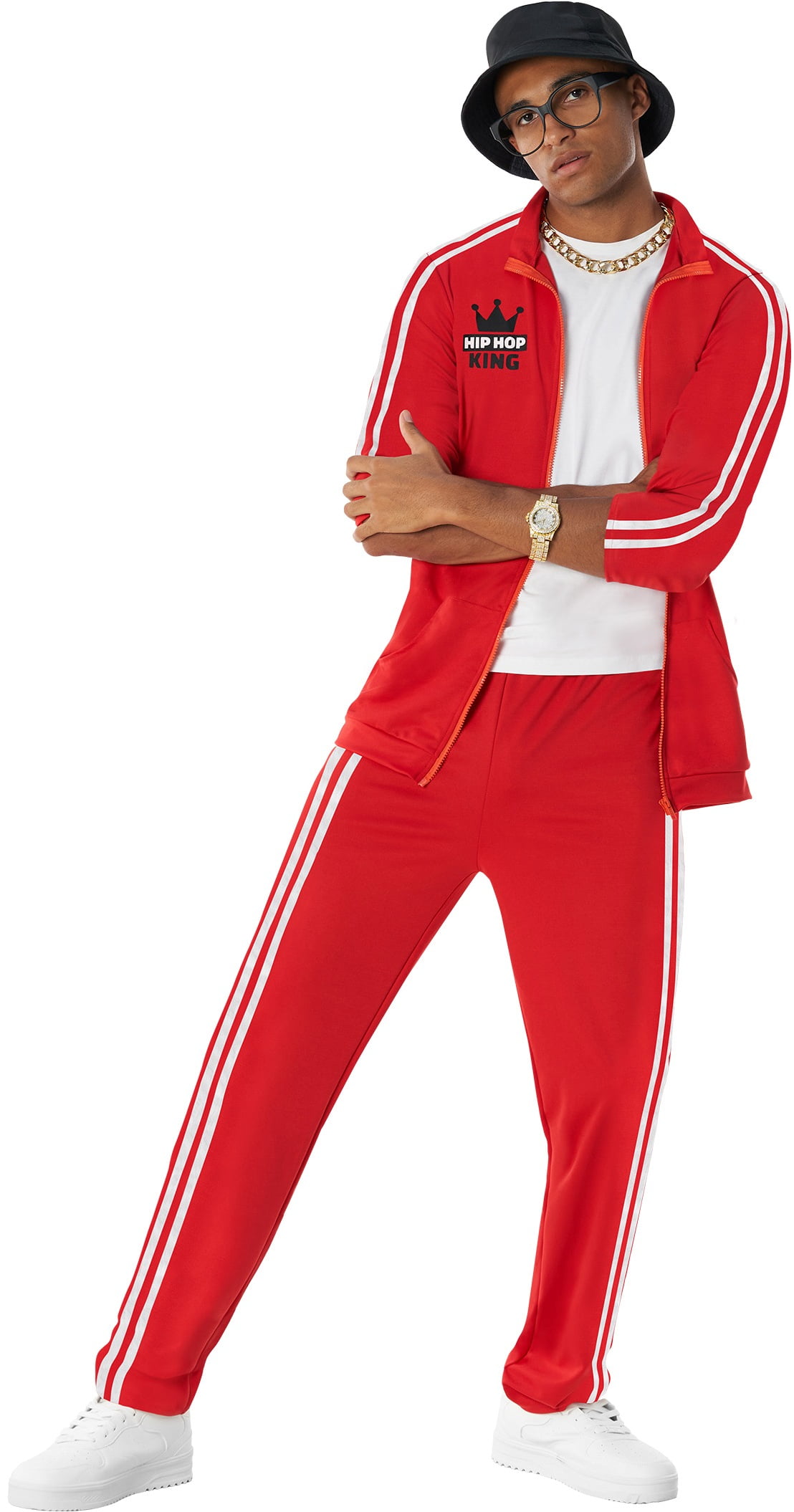Morph Men's 70s Costume Retro Party Top Perfect for Carnival and Events, M