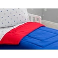 thumbnail image 2 of Delta Children 4-Piece Boys Toddler Bedding Set Collection | Includes: Fitted Sheet, Flat Top Sheet w/ Elastic Bottom, Fitted Comforter w/ Elastic Bottom, Pillowcase | All-American | Red, White, Blue, 2 of 5