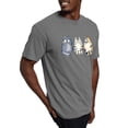 thumbnail image 4 of CafePress - Three 3 Cats T Shirt - Mens Comfort Colors Shirt, 4 of 5