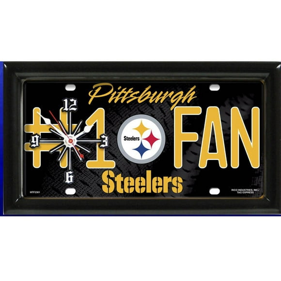 NFL Steelers de Pittsburgh Horloge murale
