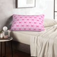 thumbnail image 6 of Fotbe Pink bows Pattern Pillow Cases - Envelope Closure - Luxury, Extra Soft, Cooling Pillow Covers - Wrinkle, Fade, Stain Resistant-16"x24", 6 of 6