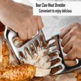 thumbnail image 3 of Hongchun Barbecue Bear Claws, Rust-proof Stainless Steel Barbecue Tableware, Meat Cutter Bear Paw, Very Suitable for Pulling Pork (Stainless Steel), 3 of 5