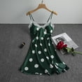 thumbnail image 3 of Camisón de encaje sexy de verano para mujer, ropa de dormir sin mangas, ropa de dormir de seda helada, ropa de casa informal, camisones con estampado floral para mujer, 3 of 5