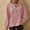 Pink, variant on Hoodie Womens Hoodie Sweatshirt for Women Long Sleeved Button Drawstring Pullover Print Comfy Stylish Oversized Tops Ladies Hiking Workout Fall Winter Wear Pink