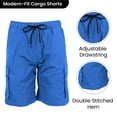 thumbnail image 2 of 2-Pack Men's Moisture Wicking Performance Quick Dry Cargo Shorts, 2 of 5