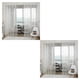 thumbnail image 3 of Naiovety Nuevo tul gasa puerta bufanda cenefas cortina transparente ventana cortinas Blanco 2piezas Naiovety CBP009867, 3 of 6