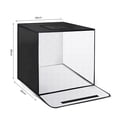 thumbnail image 4 of Tignapoo F60A 60cm Portable Foldable LED Photography Studio with Dual Color Temperature 3200K-5500K, 252 LEDs, CRI95, 6 Backdrops, 2 LED Strips, Softbox, Tripod & Phone Holder, Black, 100-240V US Plug, 4 of 6