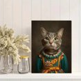 thumbnail image 2 of Mysterious Figure on Crescent Moon Canvas Print, Wall Art for Living Room Bedroom Study Office Hotel, 2 of 8