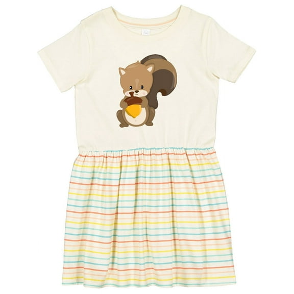 Inktastic Cute Woodland Animal Squirrel Girls Toddler Dress
