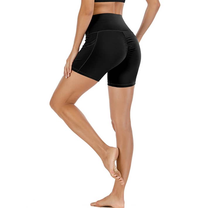 Women's Compression Yoga Shorts Classic Ruched Booty High Waisted Tummy  Control Running Shorts Gym Workout Shorts Butt Lifting Hot Pants with Side  Pockets XS-3XL - Walmart.com