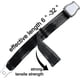 thumbnail image 3 of Aircraft Seat Belt Extender Adjustable 15.2-81.3cm, ECE R16.06 & FMVSS 209 Certified Safety, 3 of 5