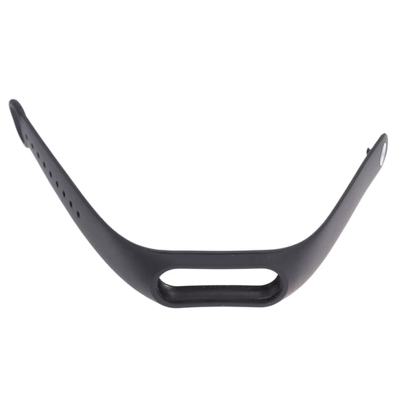 Moluckfu Black Replacement Wristband for 2 Fitness Band Stylish Durable Metal Buckle Strap
