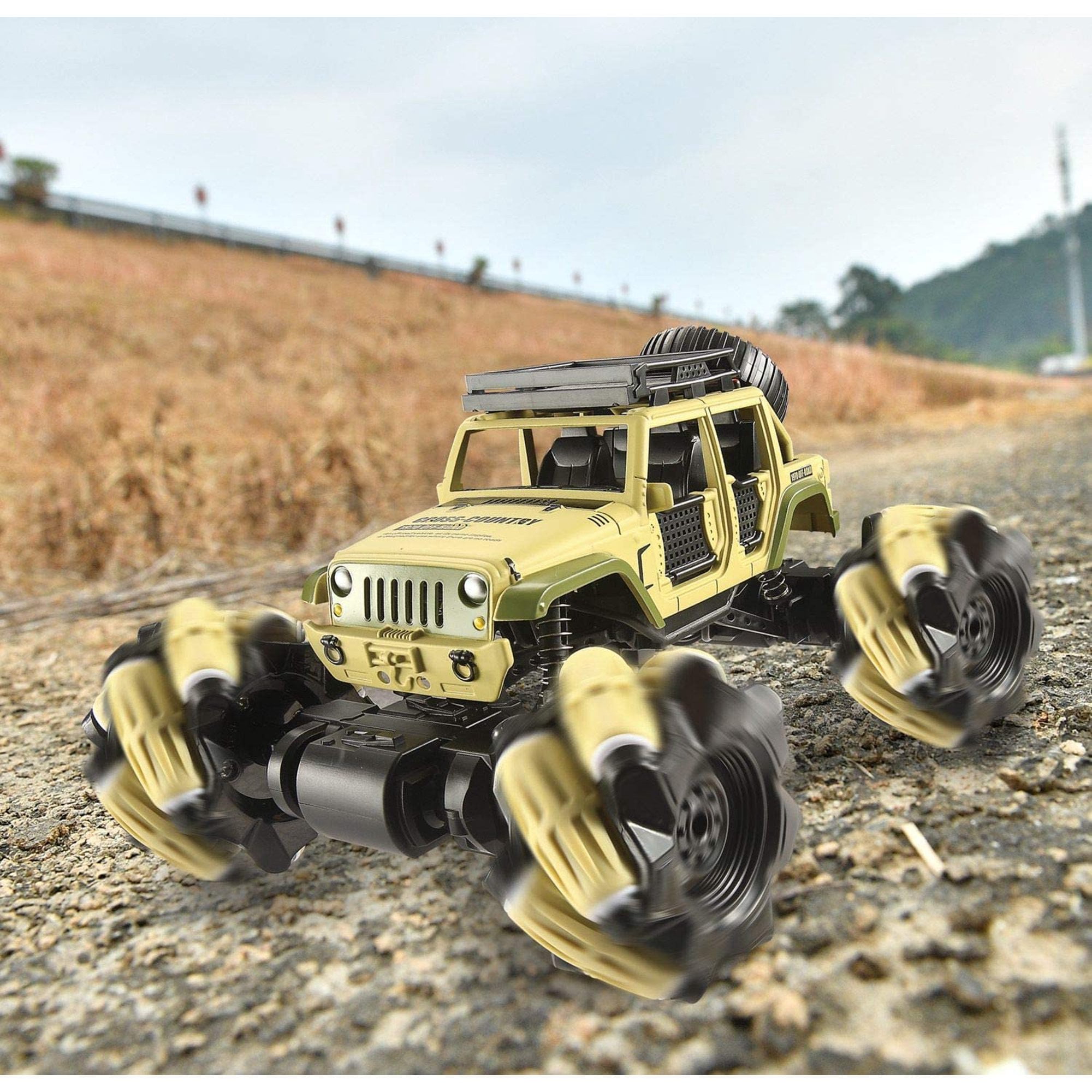 SZDUDU 1:16 Alloy Gesture Sensing Remote Control Car, 360° Rotating 4WD 2.4GHz Remote Control Gesture Sensing Car, RC Monster Trucks Toy Car for 6-12 Year Old Boys & Girls