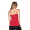 thumbnail image 4 of Women's Seamless Strappy Detail Cami Top - Crimson, 4 of 5
