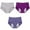 Purple, variant on Period Underwear for Women Leak Proof Menstrual Panties,Comfort Incontinence Protective Briefs,Postpartum Underwear 3Pc Underwear Leak Proof Cotton Overnight Menstrual Briefs High Waisted