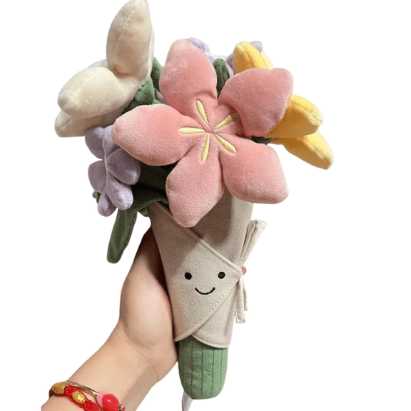 Jellycat Bouquet Flowers Plush Toy Gift for Girls Birthday Wedding Cute Doll