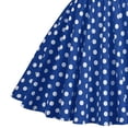 thumbnail image 6 of Kogui Kids Summer Dresses for Girls Girls Birthday Party Dress Ruffle Sleeve Sequin Dots Floral Tulle Dress Size 11-12 (Dark Blue,11-12 Years), 6 of 6