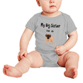 thumbnail image 2 of My Big Sister Is A Mastiff Dog Cute Baby Clothing Bodysuits Boy Girl Unisex, 2 of 5