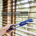 thumbnail image 2 of 2 Pcs Blinds Duster, Removable Dual Head Blinds Cleaning Tool,Microfiber 2 Pronged Washable,Blinds Cleaner Duster for Window, Air Conditioner Vents, Fans, Car Vents (Blue,Grey), 2 of 6