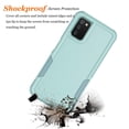thumbnail image 4 of for Samsung Galaxy A03S Case 2 in 1 Case with Tempered Glass Screen Protector Rugged Drop Resistant TPU Durable Full Body Protection Grade Detachable Case Black, 4 of 6