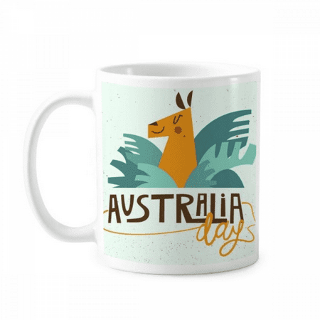 

Australia Sydney Opera House and Giraffe Mug Pottery Cerac Coffee Porcelain Cup Tableware