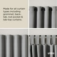 thumbnail image 3 of Umbra Cappa Expandable Single Curtain Rod 120-180", 3 of 9