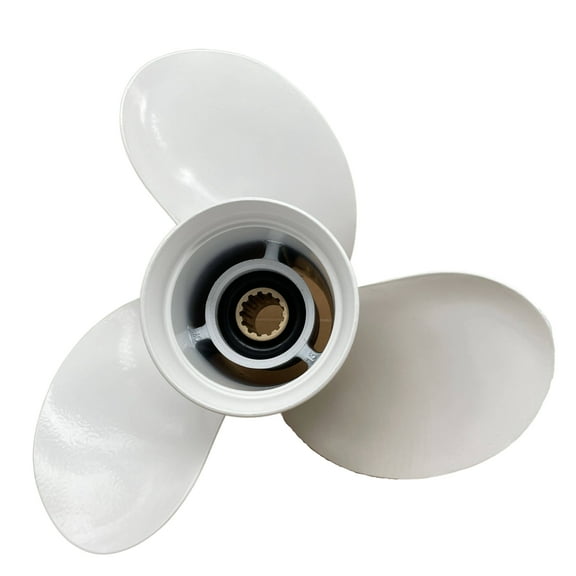 Propeller 10 3/8x14 for YAMAHA Outboard 3 Blades Aluminum Prop 13 Tooth RH 10.38x14