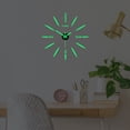 thumbnail image 2 of Frameless Wall Clock, Large Modern 3D Mirror Wall Clock Mute Diy Wall Stickers For Living Room Bedroom Home Decoration, 2 of 9