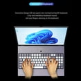 thumbnail image 3 of 16inch Laptop, for 11th N5105Processor, 2560x1600 Ultra HD Screen, BT4.2, Mechanical Keyboard, Fingerprint Unlocking, 5000mAh Battery Laptop Computer, 3 of 8