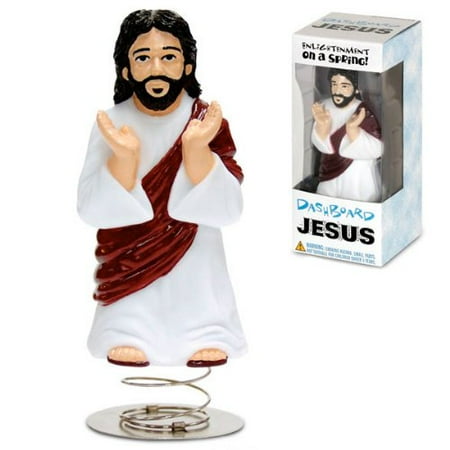 Jesus Christ Figure - Dashboard Wiggler Enlightenment On A Spring Jesus 4.5